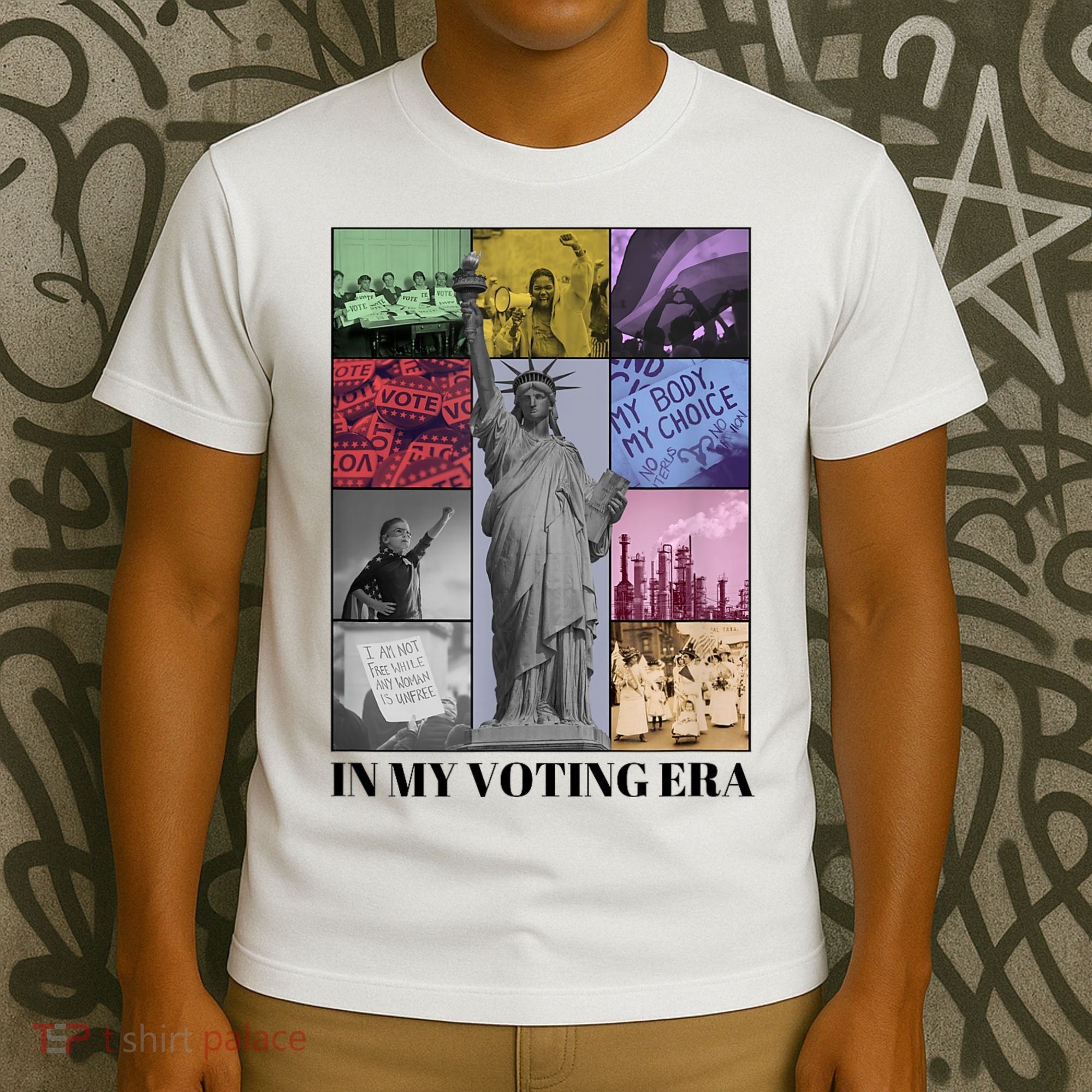 In My Voting Era Presidential Election 2024 Harris Walz T-Shirt