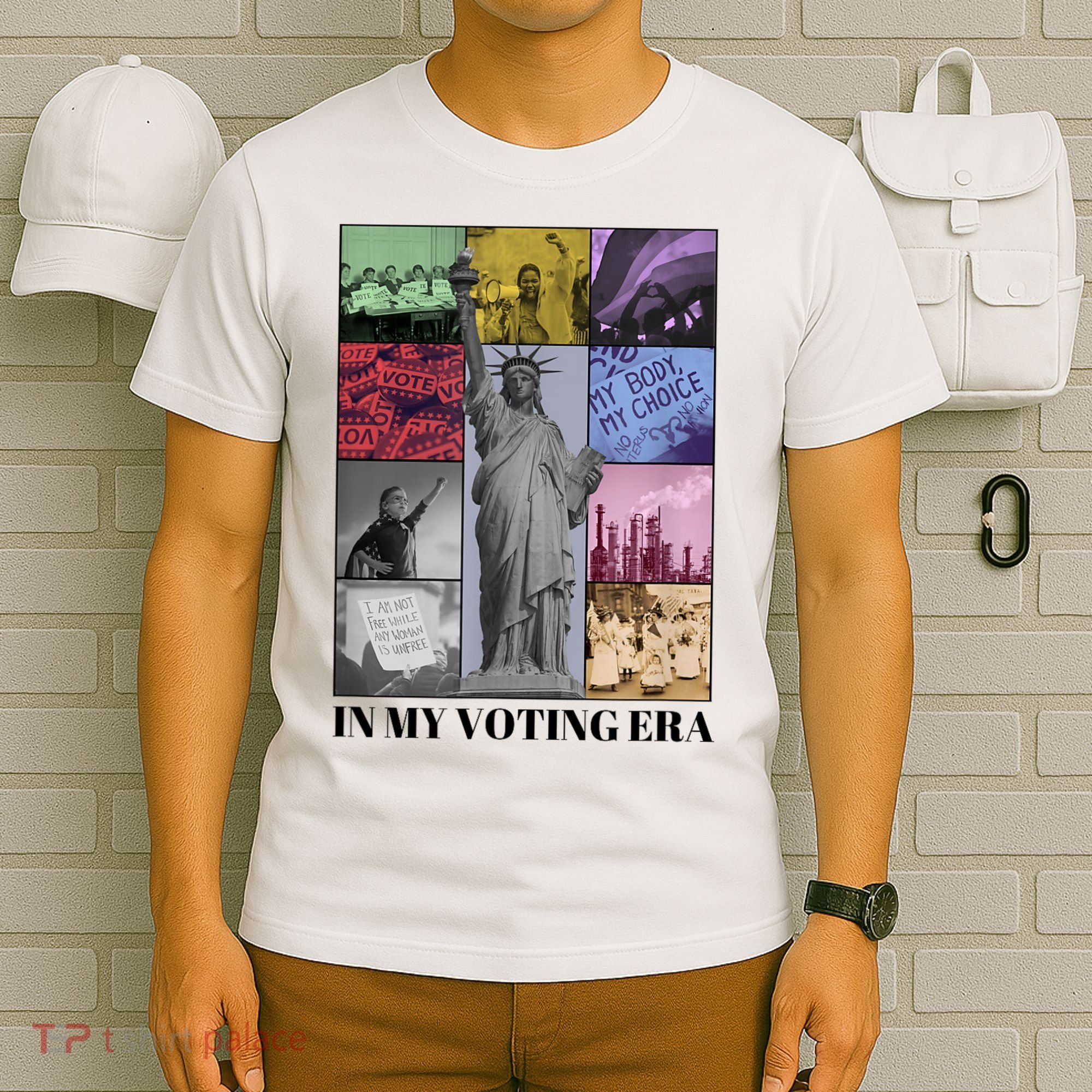 In My Voting Era Presidential Election 2024 Harris Walz T-Shirt