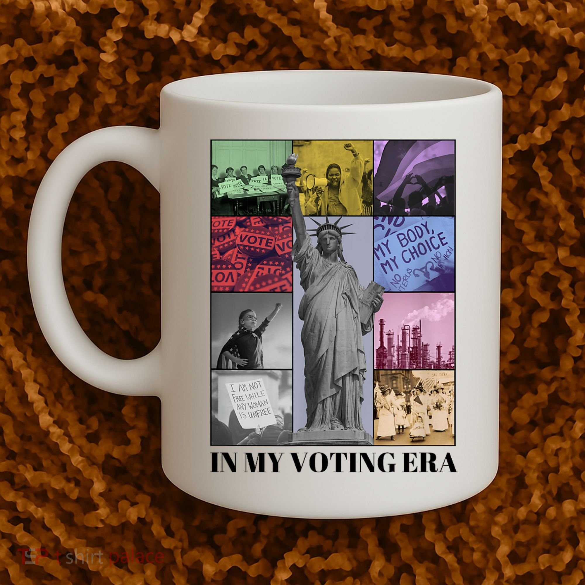 In My Voting Era Presidential Election 2024 Harris Walz Coffee Mug