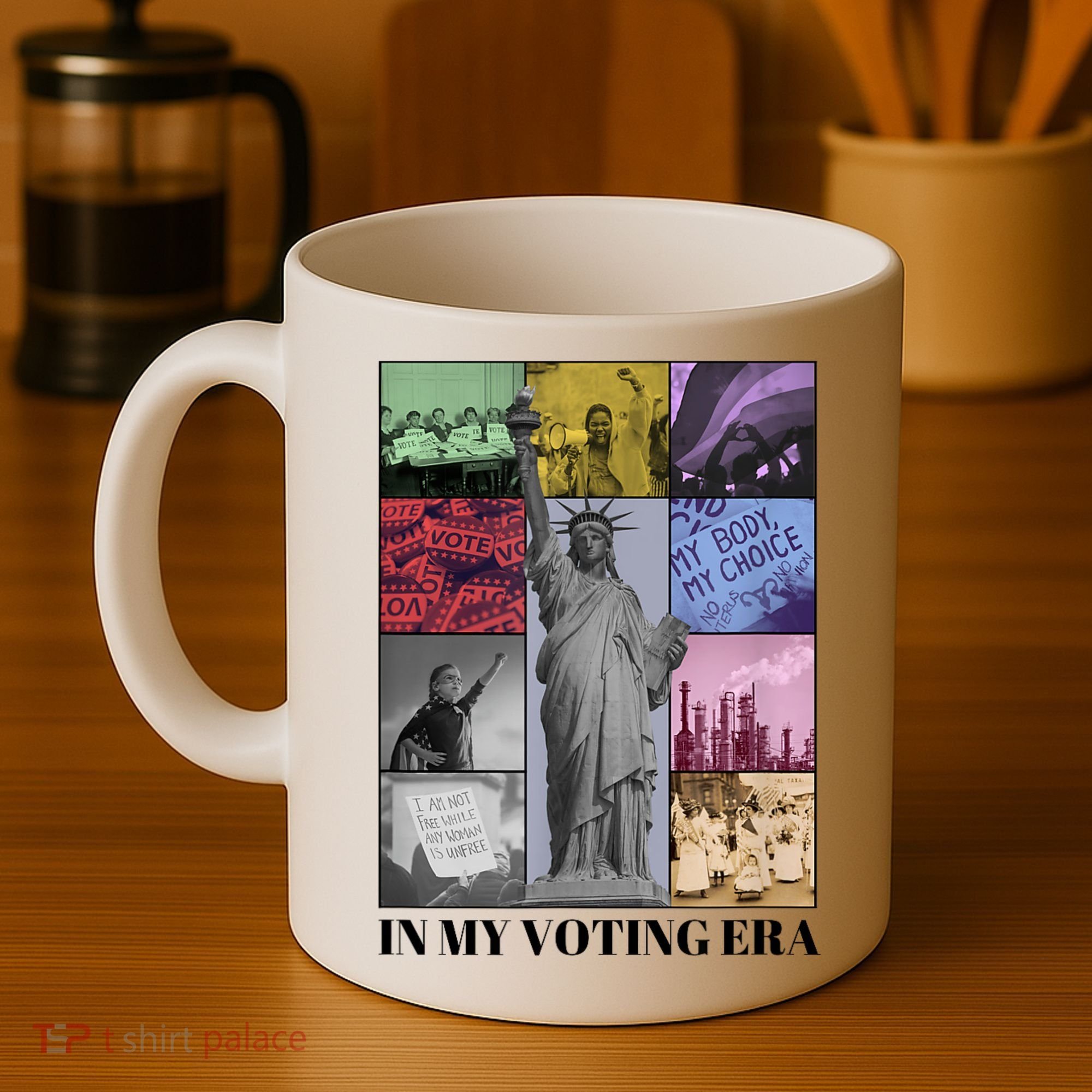 In My Voting Era Presidential Election 2024 Harris Walz Coffee Mug