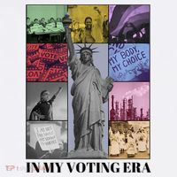 In My Voting Era Presidential Election 2024 Harris Walz Women's Hoodie thumb 2