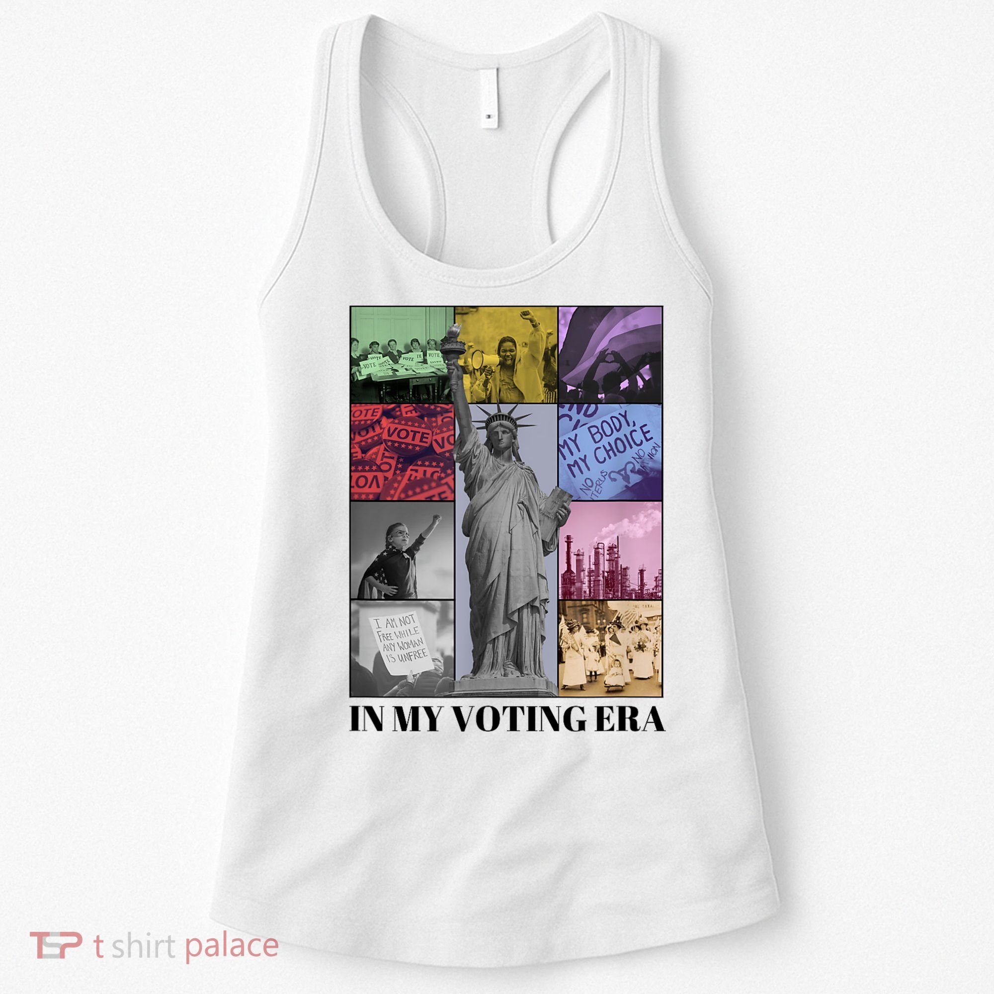 In My Voting Era Presidential Election 2024 Harris Walz Women's Tank Top