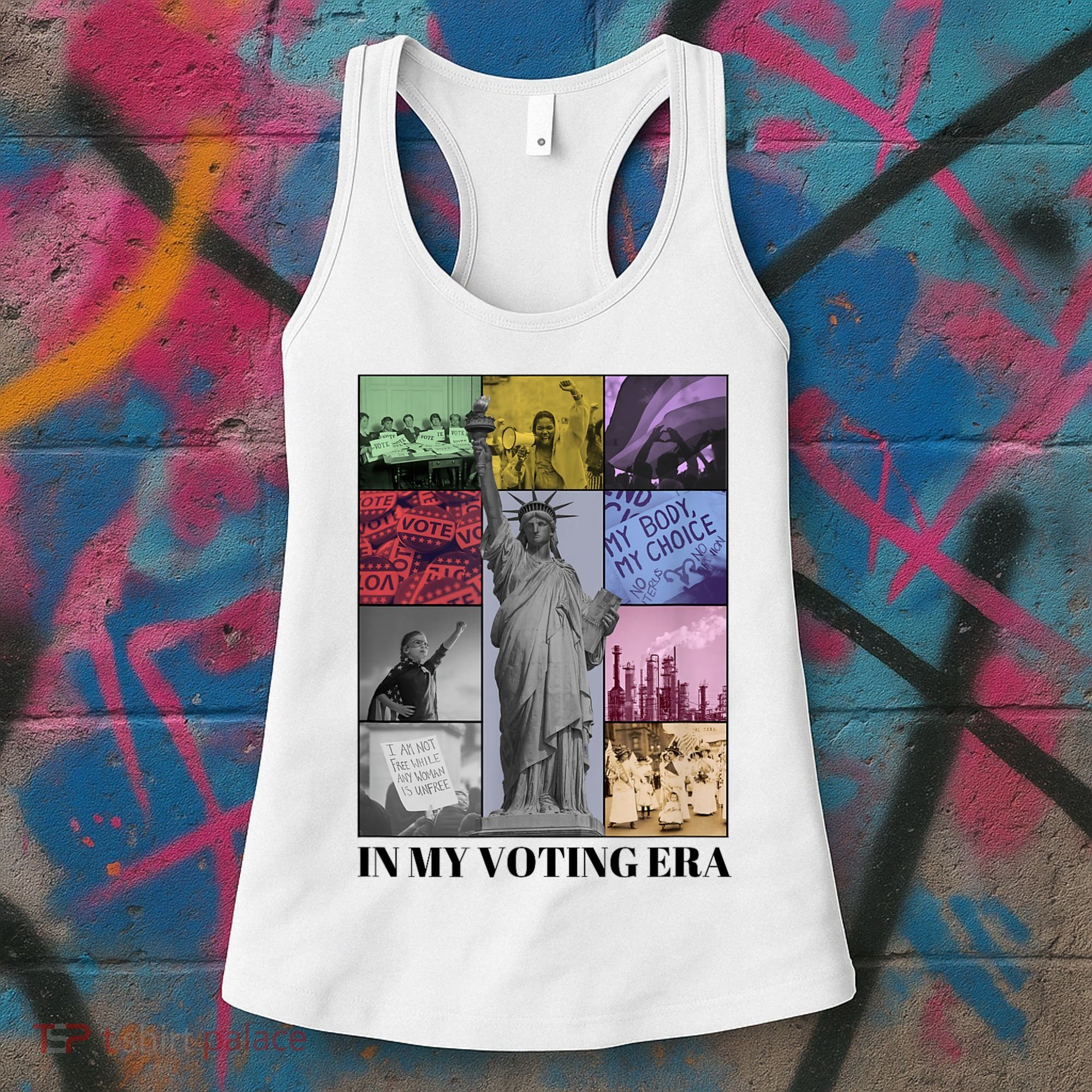 In My Voting Era Presidential Election 2024 Harris Walz Women's Tank Top