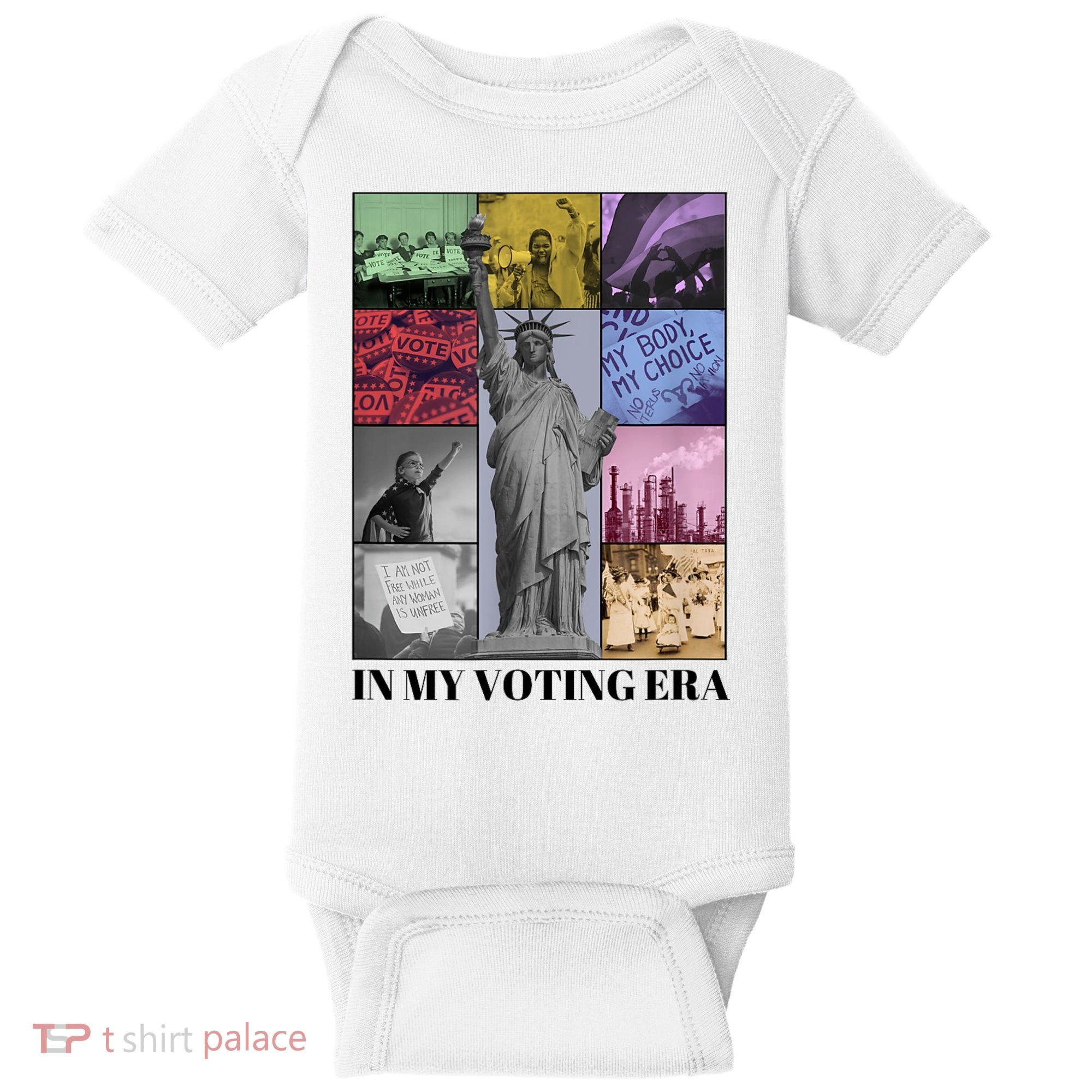 In My Voting Era Presidential Election 2024 Harris Walz Baby Bodysuit