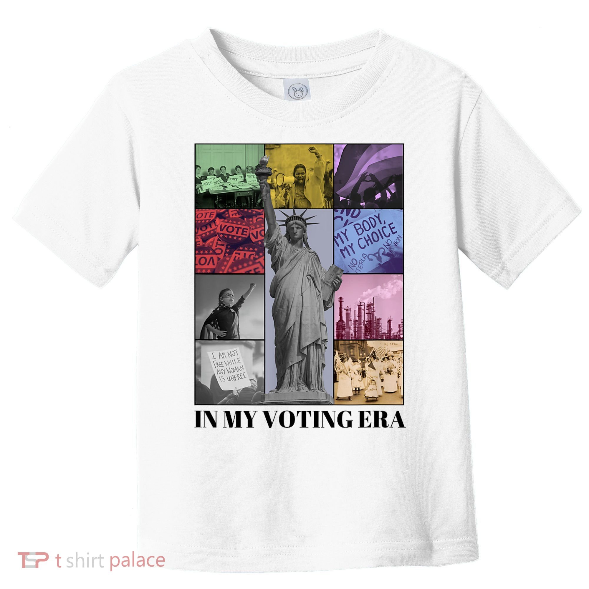 In My Voting Era Presidential Election 2024 Harris Walz Toddler T-Shirt