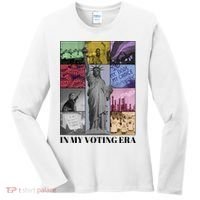 In My Voting Era Presidential Election 2024 Harris Walz Women's Long Sleeve Shirt thumb 0