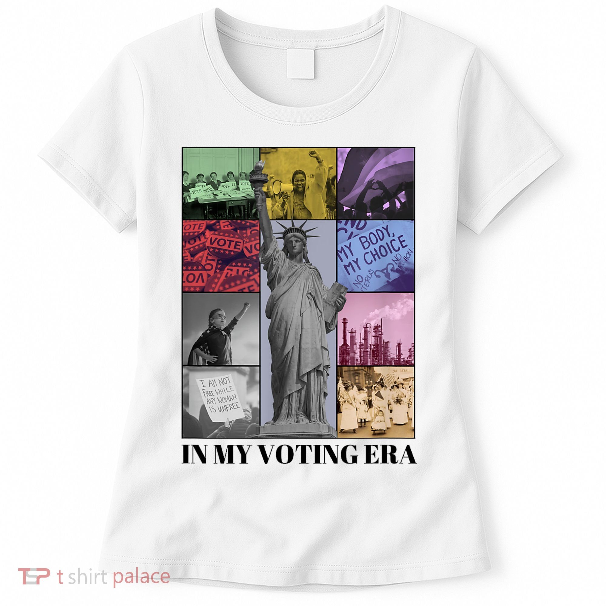 In My Voting Era Presidential Election 2024 Harris Walz Women's T-Shirt