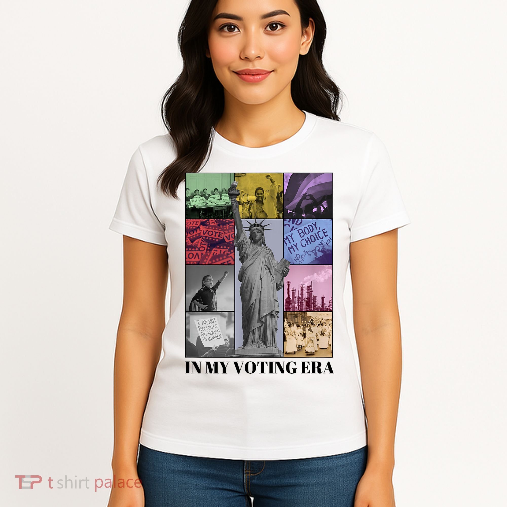 In My Voting Era Presidential Election 2024 Harris Walz Women's T-Shirt