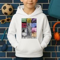 In My Voting Era Presidential Election 2024 Harris Walz Kids Hoodie thumb 2