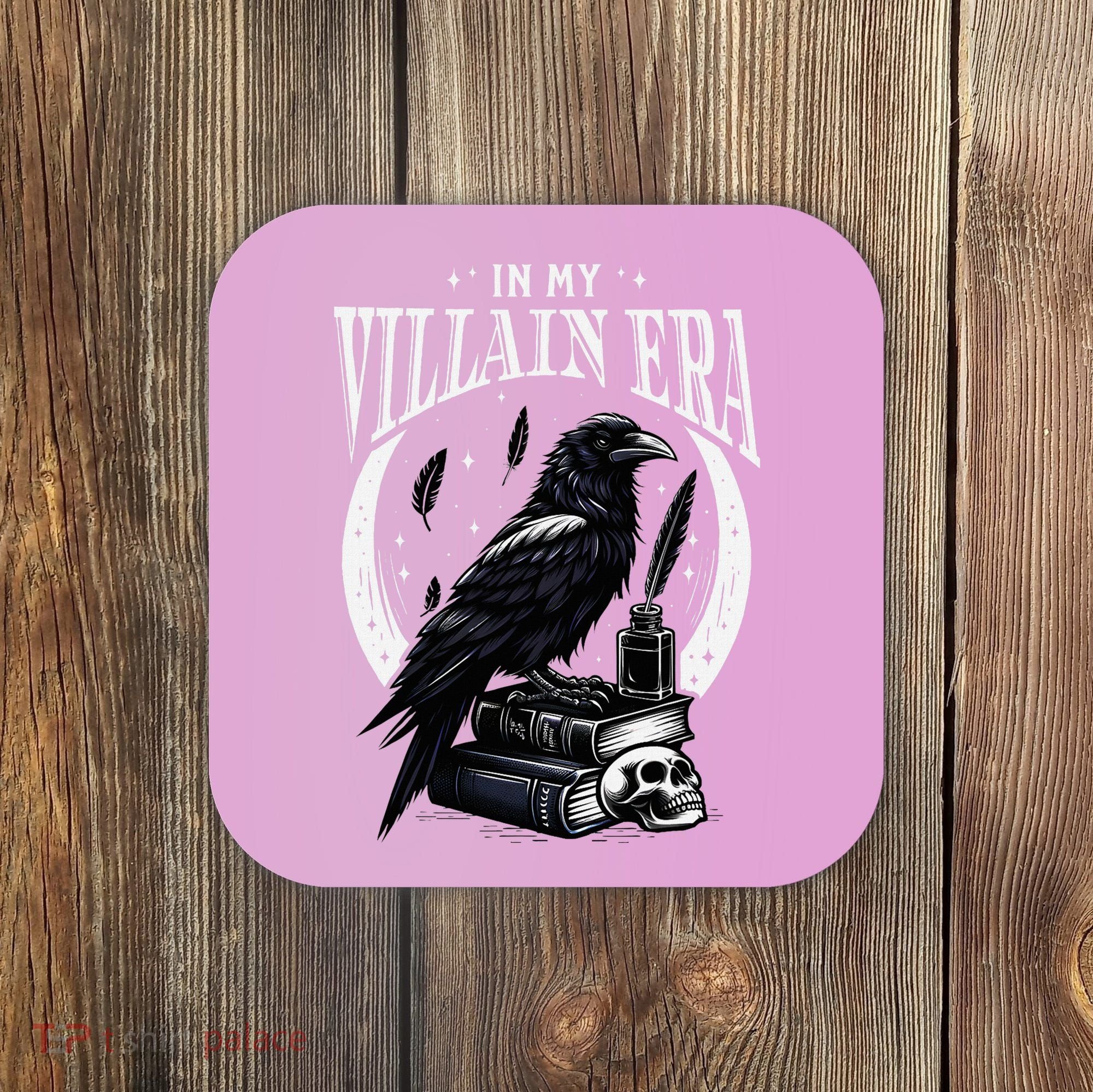 In My Villain Era Morally Grey Books Novel Lover Bookworm Coaster