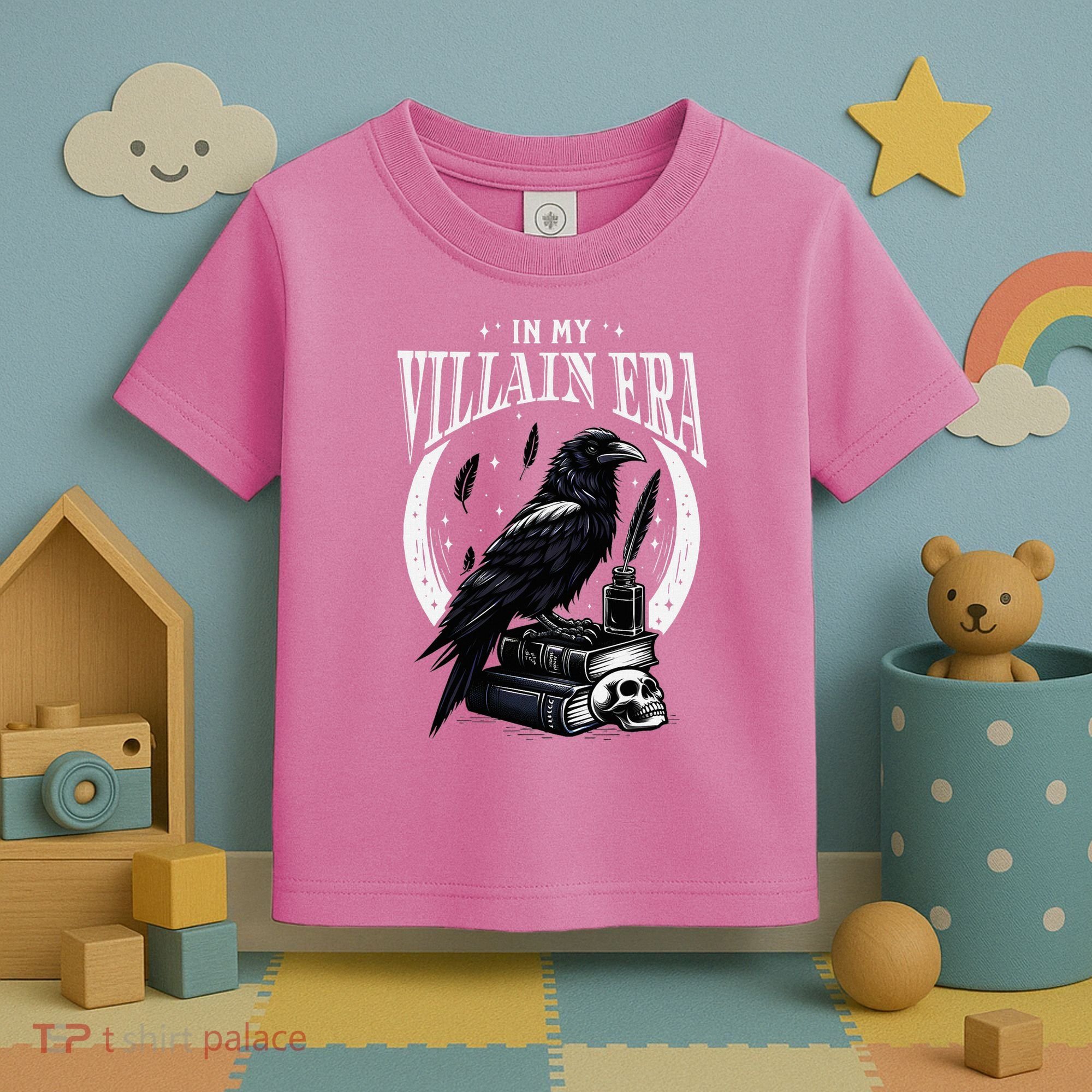 In My Villain Era Morally Grey Books Novel Lover Bookworm Toddler T-Shirt