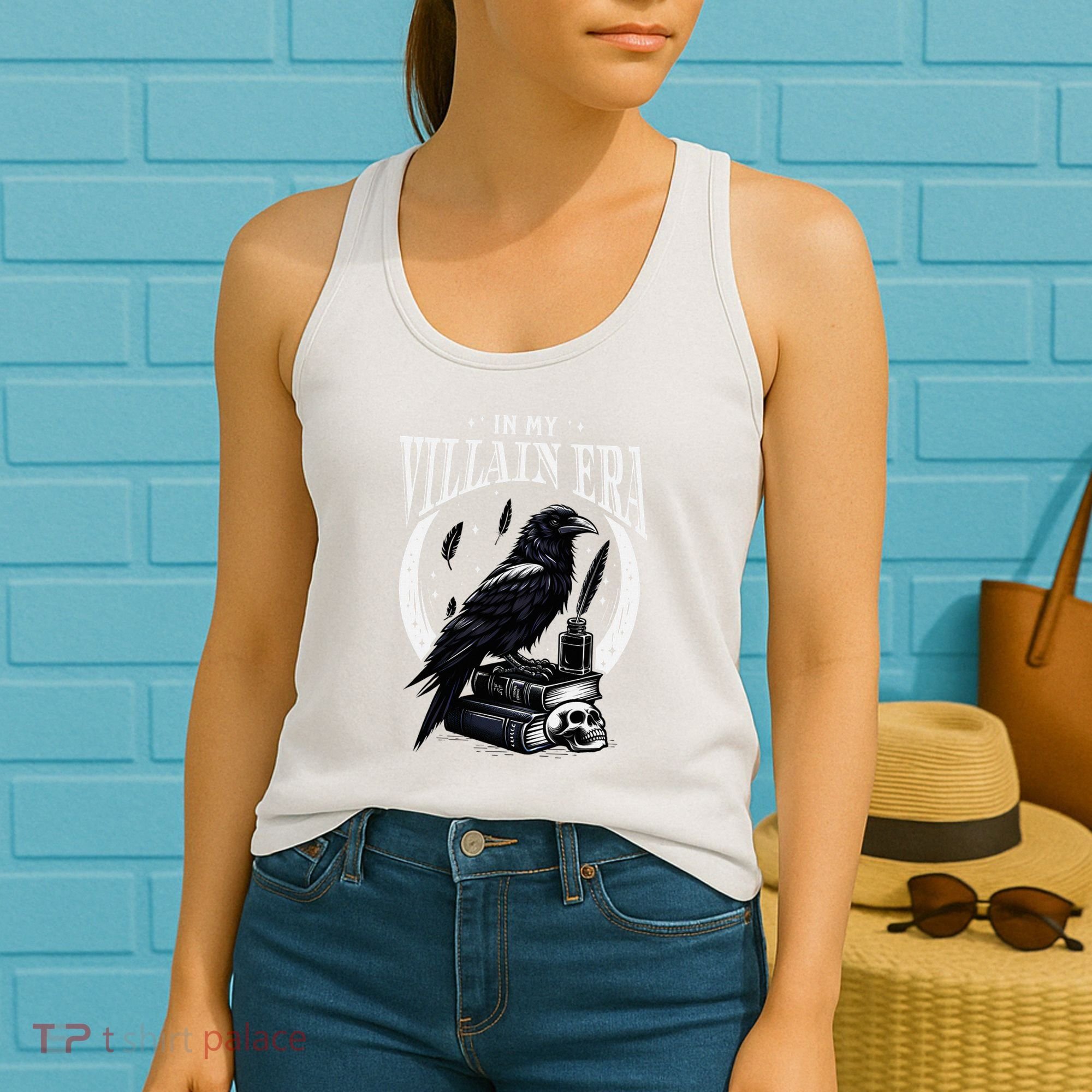 In My Villain Era Morally Grey Books Novel Lover Bookworm Women's Tank Top