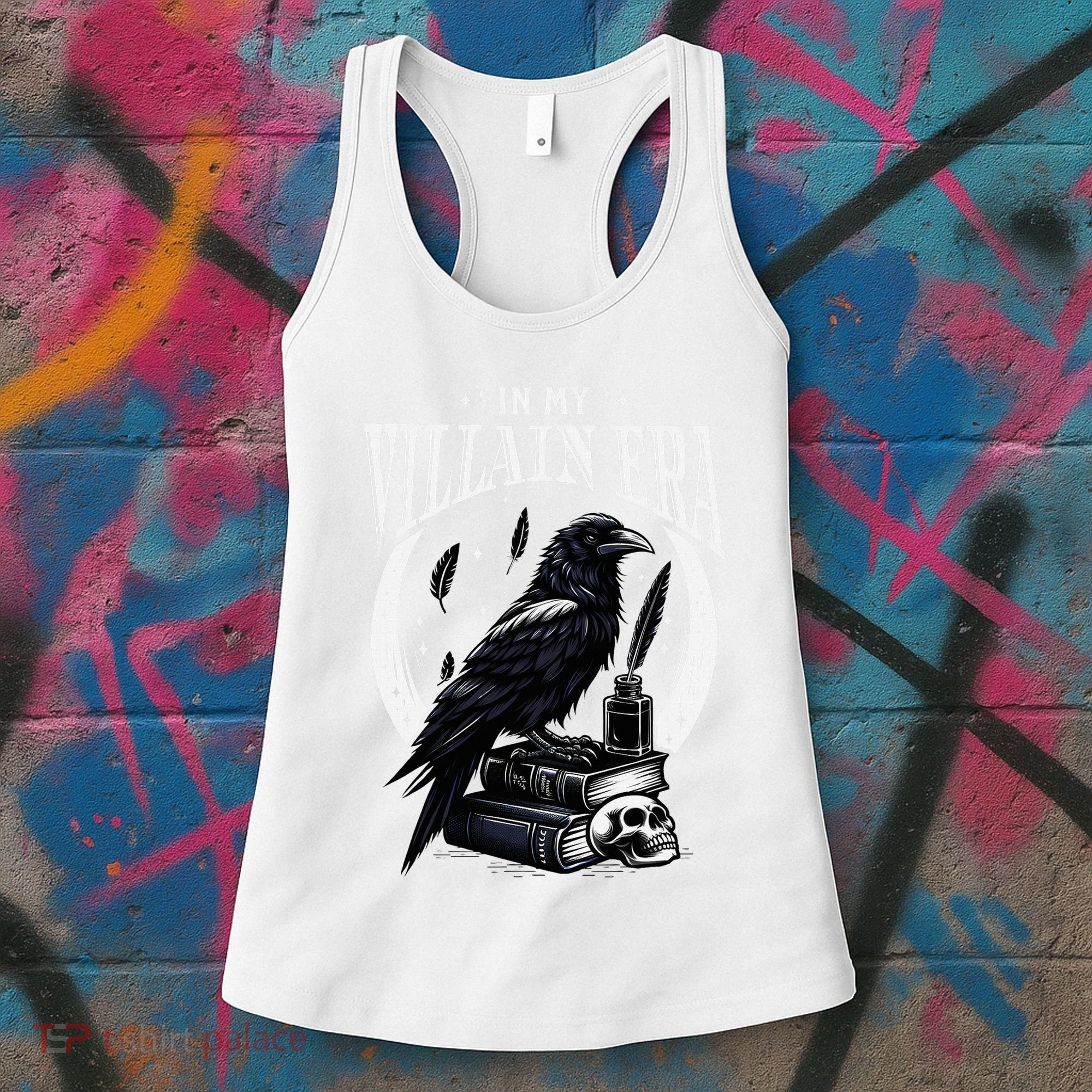 In My Villain Era Morally Grey Books Novel Lover Bookworm Women's Tank Top