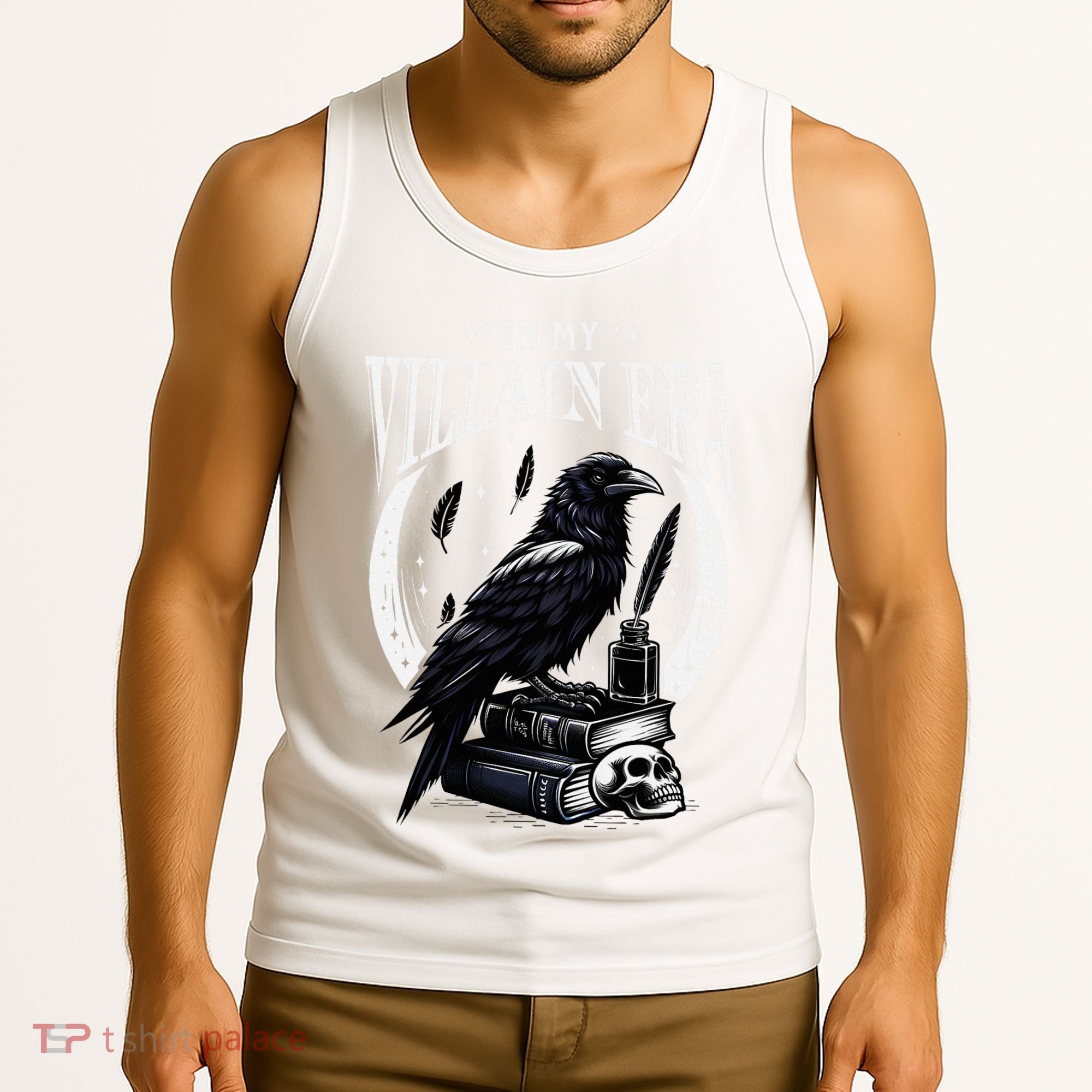 In My Villain Era Morally Grey Books Novel Lover Bookworm Tank Top