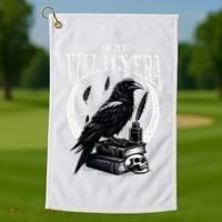 In My Villain Era Morally Grey Books Novel Lover Bookworm Golf Towel thumb 1