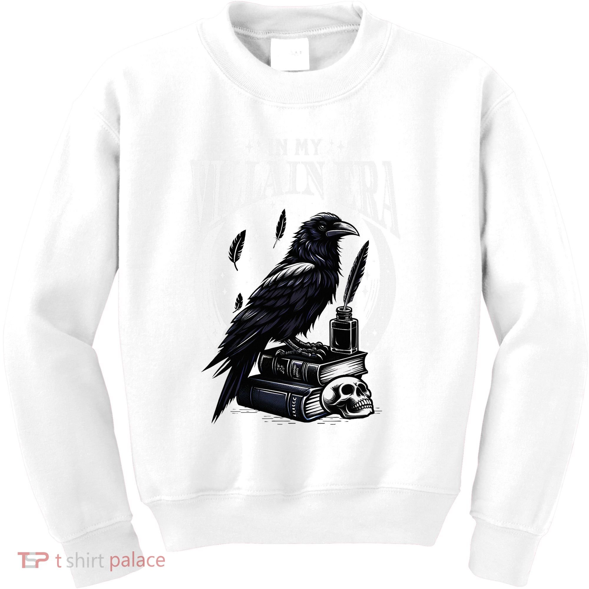 In My Villain Era Morally Grey Books Novel Lover Bookworm Kids Sweatshirt