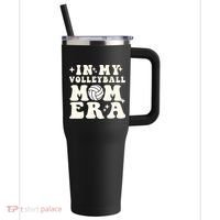 In My Volleyball Mom Era 40oz Vacuum Insulated Stainless Steel Travel Tumbler thumb 0
