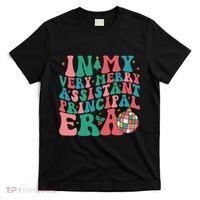 In My Very Merry Assistant Principal Era Groovy Christmas T-Shirt thumb 0