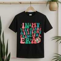 In My Very Merry Assistant Principal Era Groovy Christmas T-Shirt thumb 2