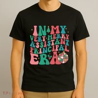 In My Very Merry Assistant Principal Era Groovy Christmas T-Shirt thumb 3