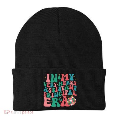 In My Very Merry Assistant Principal Era Groovy Christmas Beanie