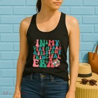 In My Very Merry Assistant Principal Era Groovy Christmas Women's Tank Top thumb 2