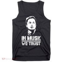 In Musk We Trust Elon Musk Tank Top thumb 0