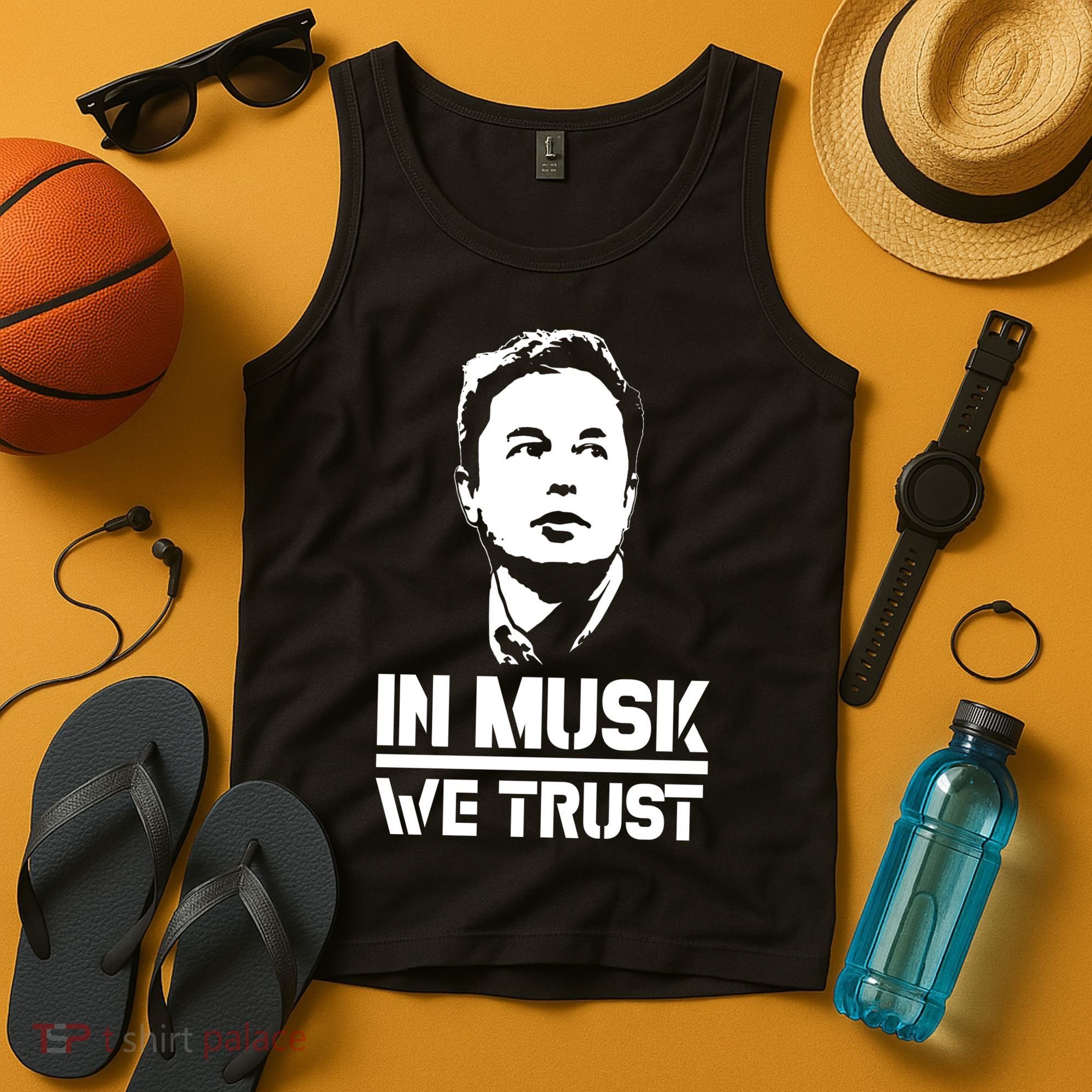 In Musk We Trust Elon Musk Tank Top
