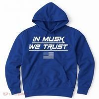 In Musk We Trust USA Flag Elon Funny Hoodie thumb 0