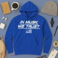 In Musk We Trust USA Flag Elon Funny Hoodie thumb 3