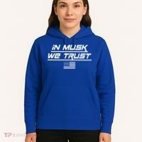 In Musk We Trust USA Flag Elon Funny Hoodie thumb 5