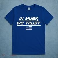 In Musk We Trust USA Flag Elon Funny T-Shirt thumb 5