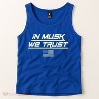 In Musk We Trust USA Flag Elon Funny Tank Top thumb 2