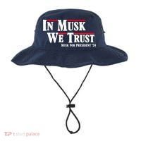 In Musk We Trust Musk For President 2024 Bucket Hat thumb 0