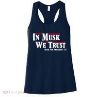 In Musk We Trust Musk For President 2024 Women's Tank Top thumb 0