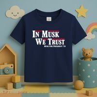 In Musk We Trust Musk For President 2024 Toddler T-Shirt thumb 3