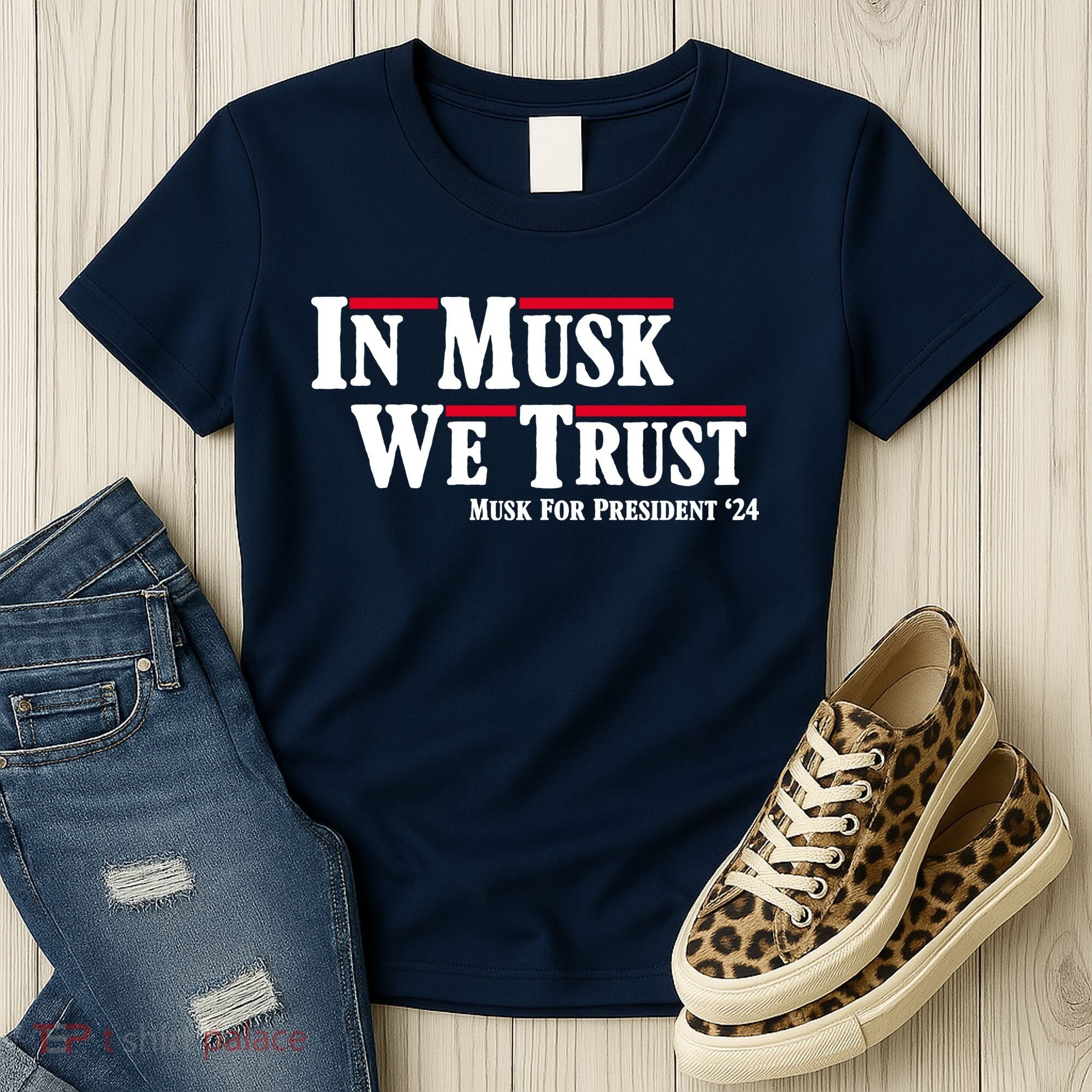 In Musk We Trust Musk For President 2024 Women's T-Shirt