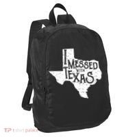 I Messed With Texas Dont Mess With This Texan Port Authority Crush Ripstop Backpack thumb 1