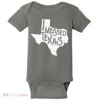 I Messed With Texas Dont Mess With This Texan Baby Bodysuit thumb 0
