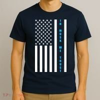 In Musk We Trust USA United States Flag Elon Funny T-Shirt thumb 3