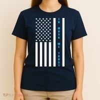 In Musk We Trust USA United States Flag Elon Funny T-Shirt thumb 4