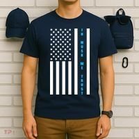In Musk We Trust USA United States Flag Elon Funny T-Shirt thumb 6
