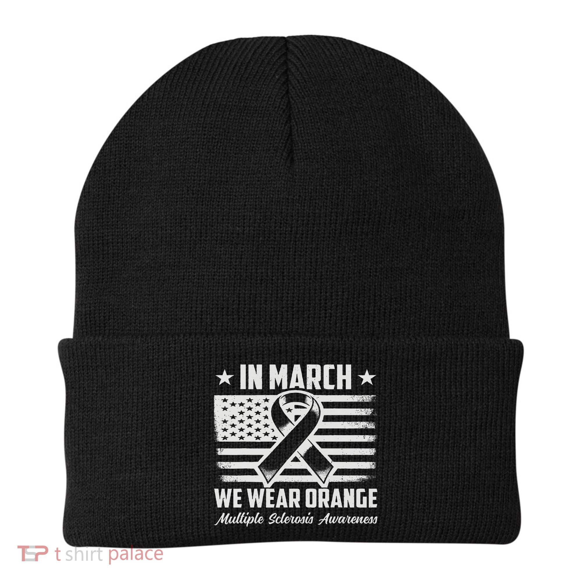 In March We Wear Orange For Multiple Sclerosis Awareness Ms Beanie