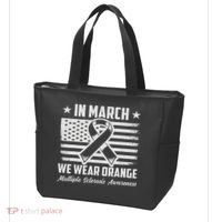 In March We Wear Orange For Multiple Sclerosis Awareness Ms Tote Bag thumb 3