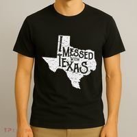 I Messed With Texas DonT Mess With This Texan Funny Texas T-Shirt thumb 3
