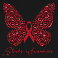 In May We Wear Red For Stroke Awareness Month Support Gift Women's Hoodie thumb 2