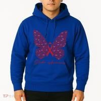 In May We Wear Red For Stroke Awareness Month Support Gift Hoodie thumb 2