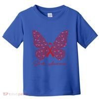 In May We Wear Red For Stroke Awareness Month Support Gift Toddler T-Shirt thumb 0