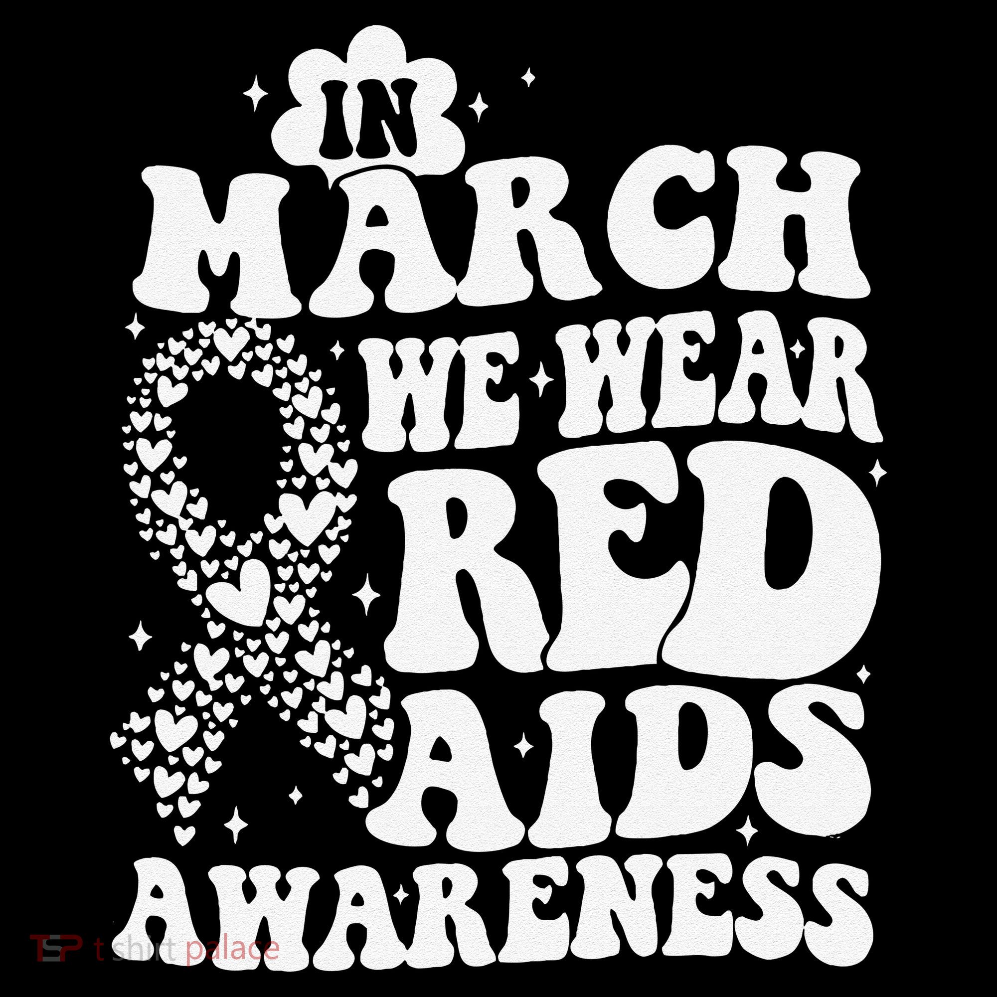 In March We Wear Red HIV AIDS Awareness Aids Hiv Warrior 1 Coffee Mug