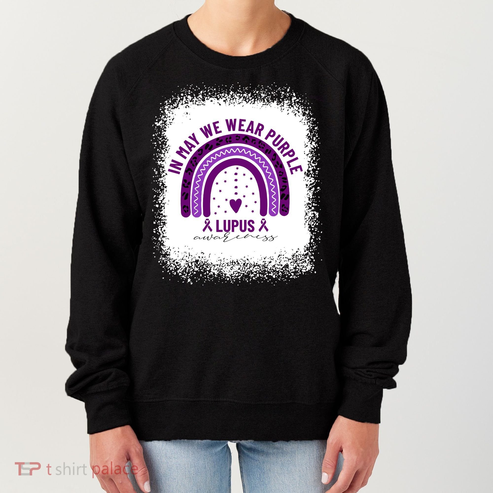 I May We Wear Purple Lupus Awareness Women's Sweatshirt